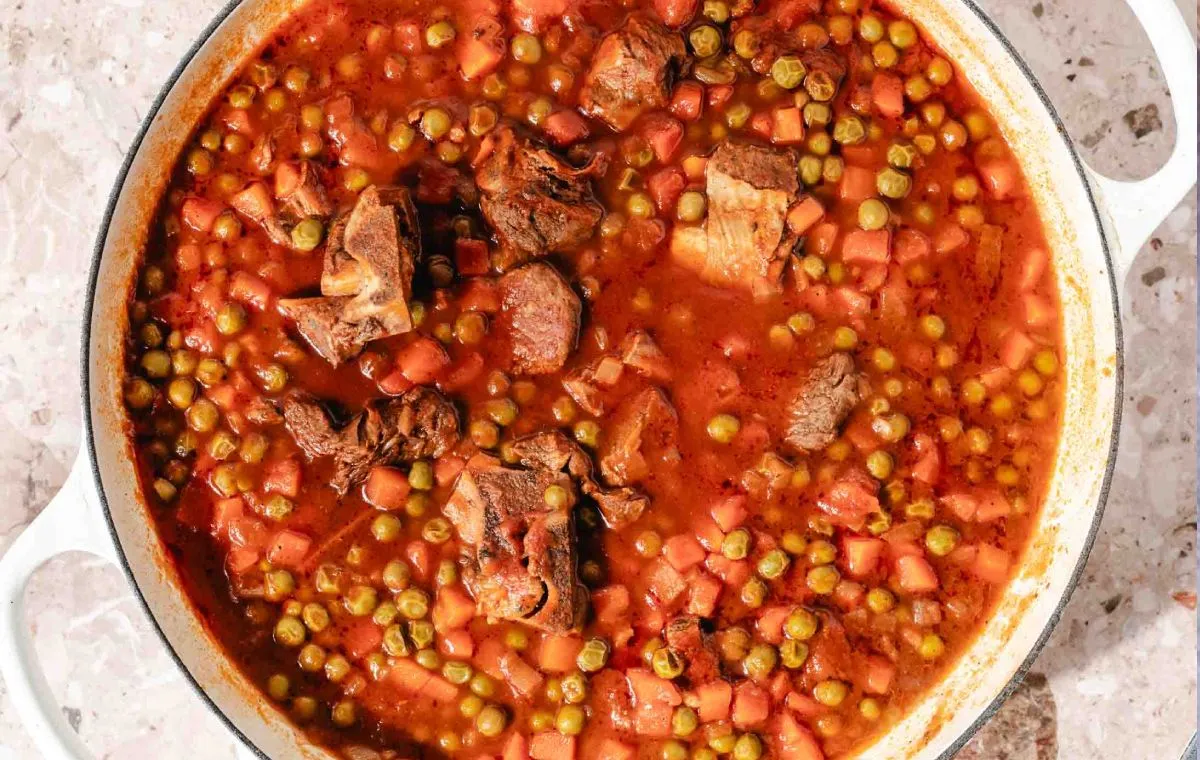 خورش نخود فرنگی