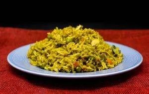 طرز تهیه نخودفرنگی پلو