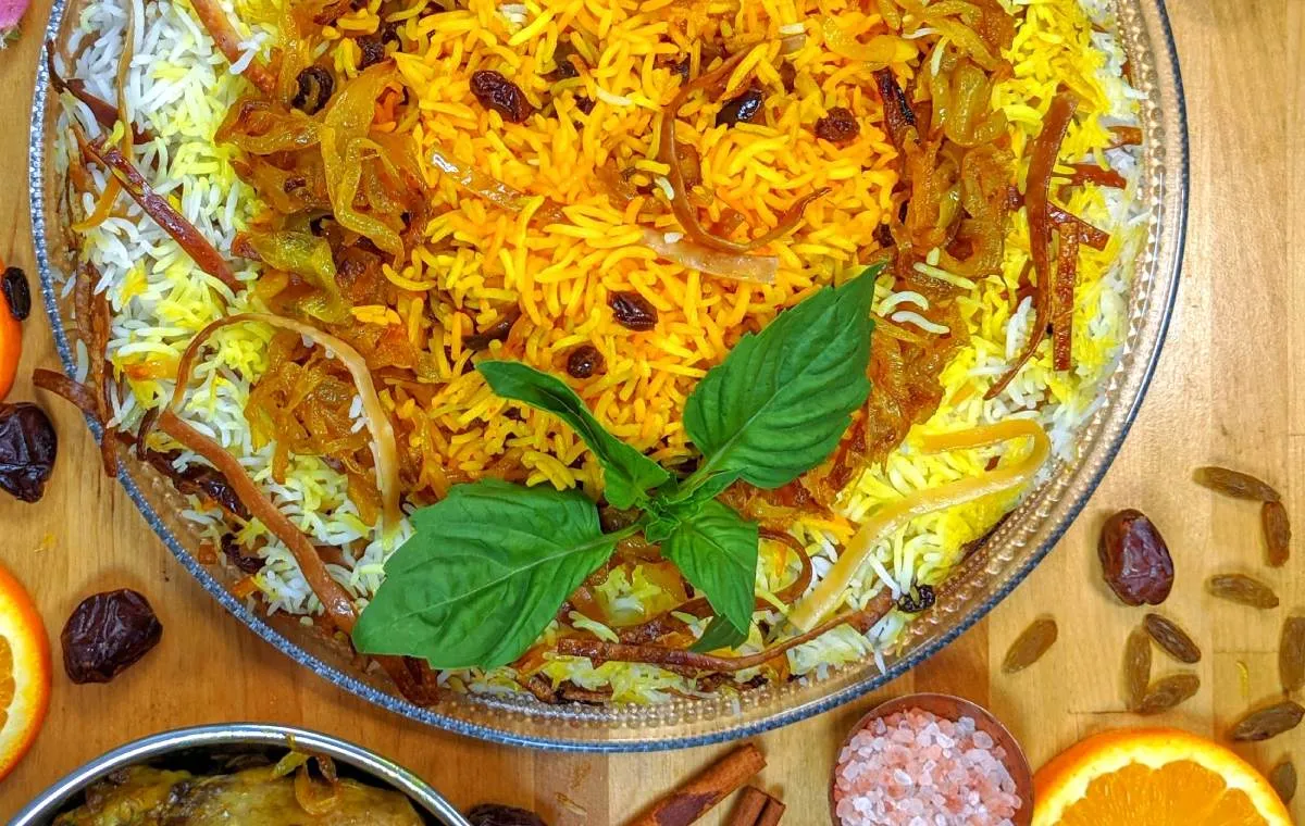 رشته پلو - شام با برنج