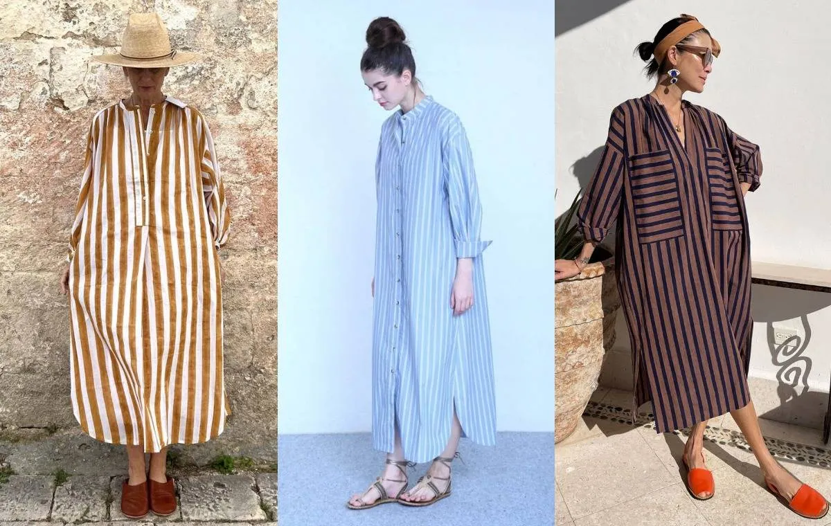 مدل مانتو لینن راه راه