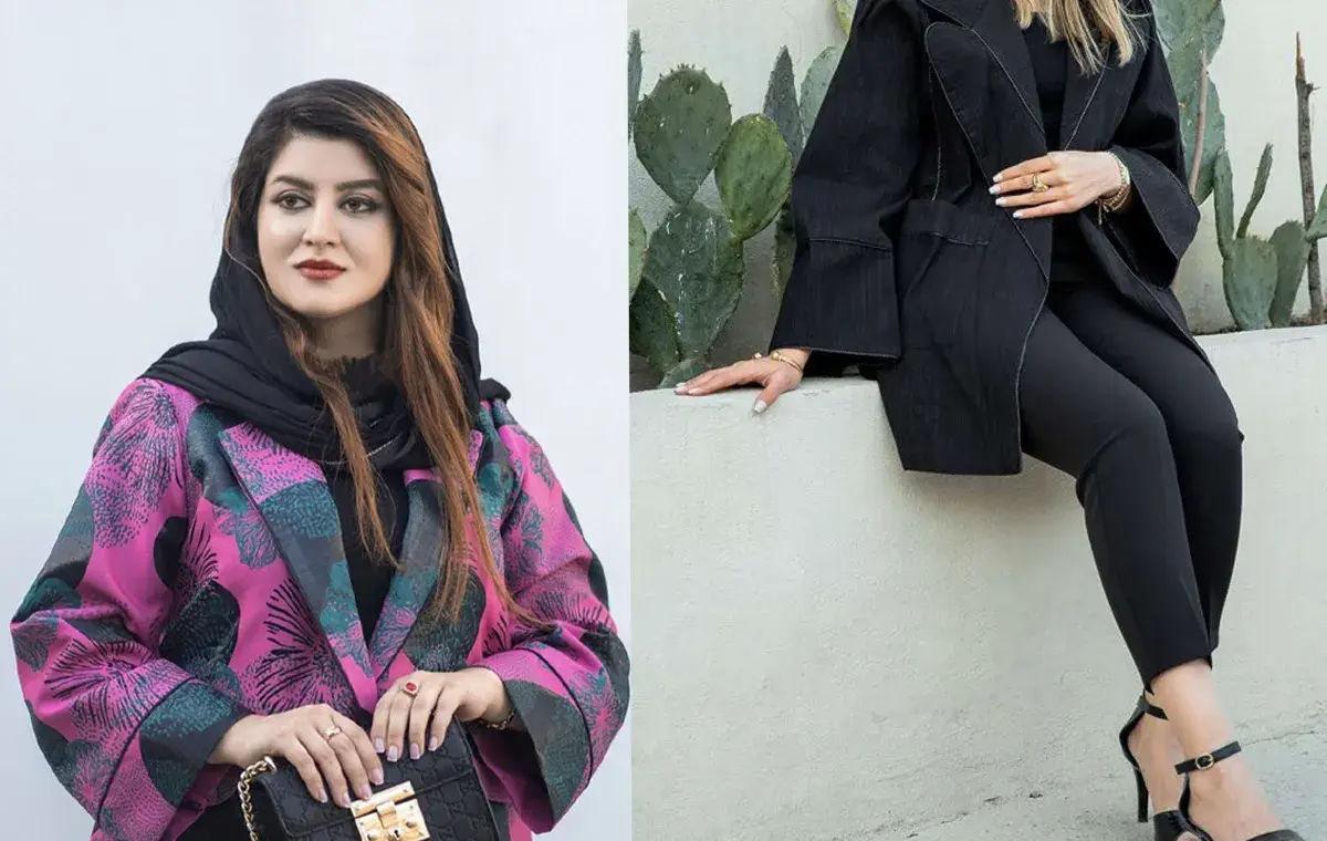 مدل مانتو ژاکارد برای افراد چاق