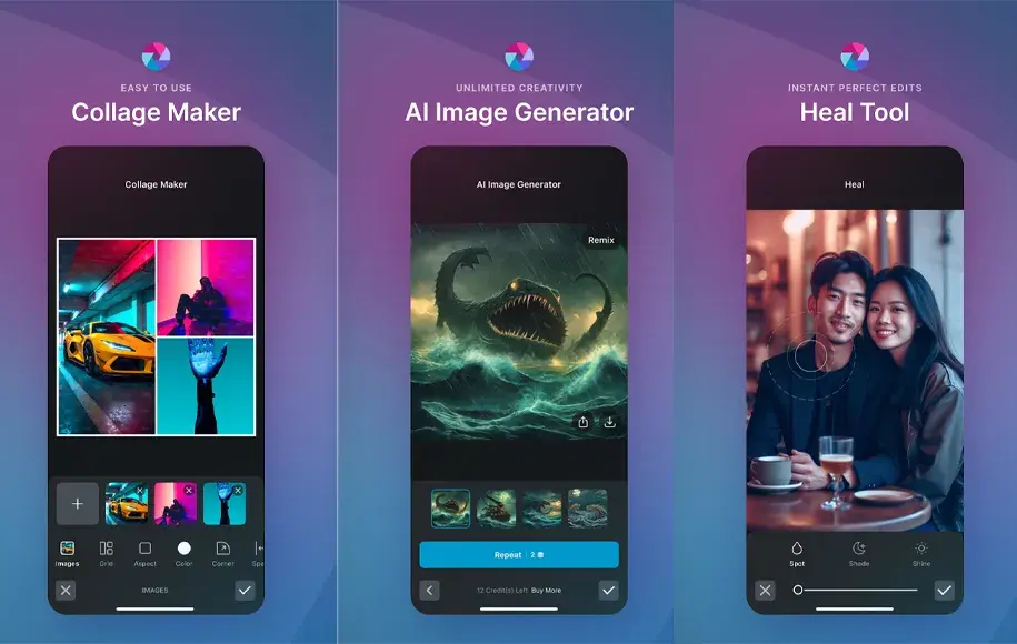 برنامه جایگزین فتوشاپ Pixlr AI Photo Editor