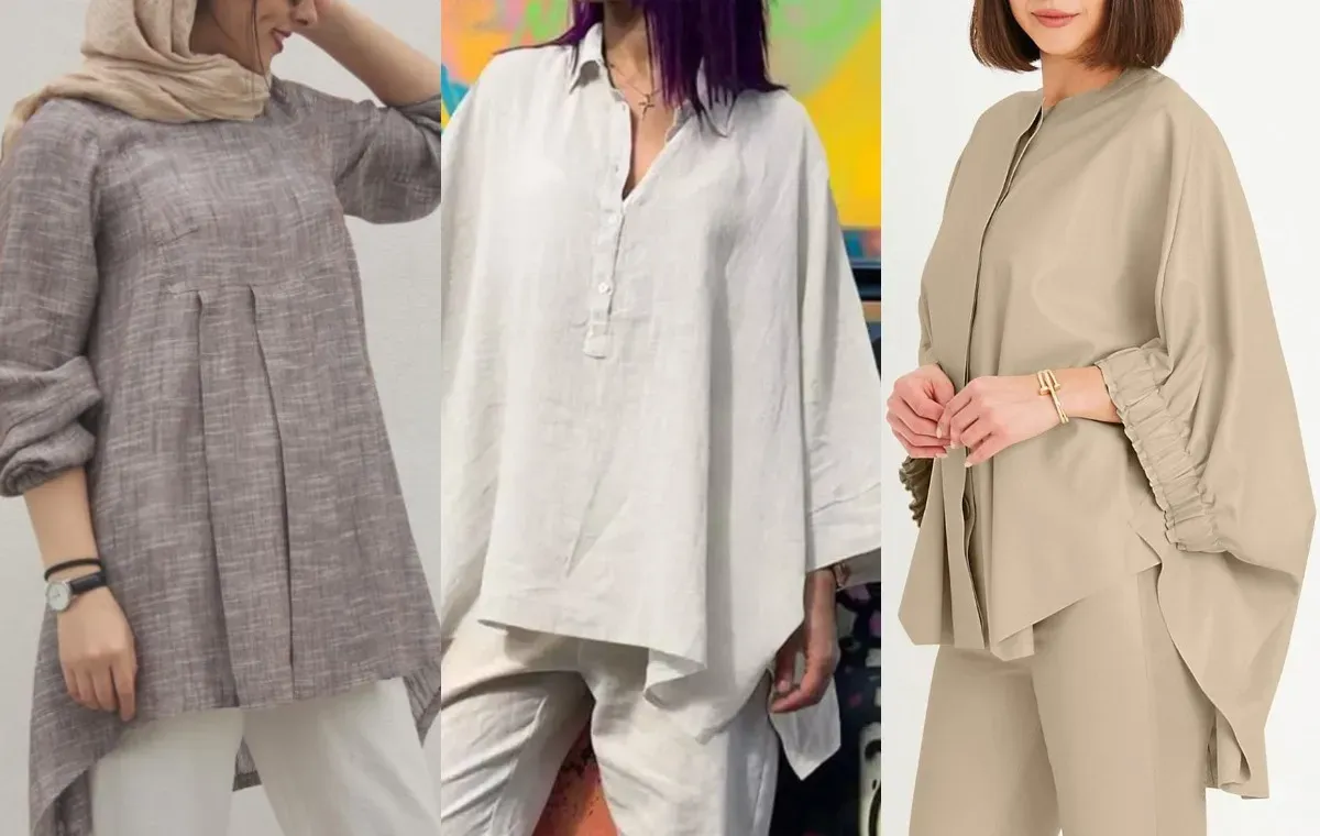 دخترانه مدل مانتو راحتی جلو بسته