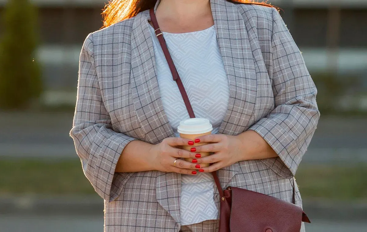 مدل مانتو برای افراد چاق شکم دار