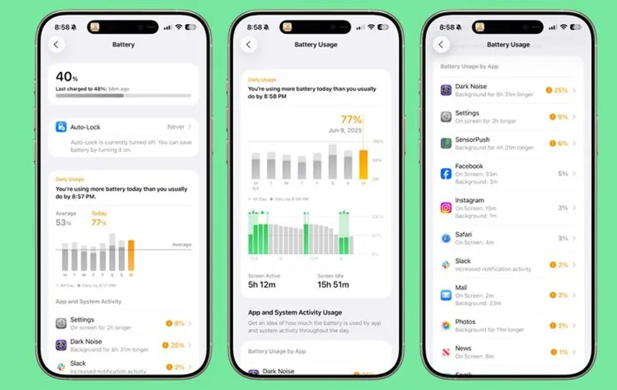 تنظیمات باتری را در iOS 26 ملاقات کنید