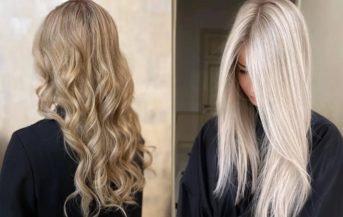 طرز تهیه‌ی رنگ موی بلوند