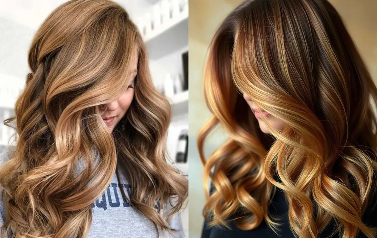 فرمول ترکیب رنگ موی کاراملی