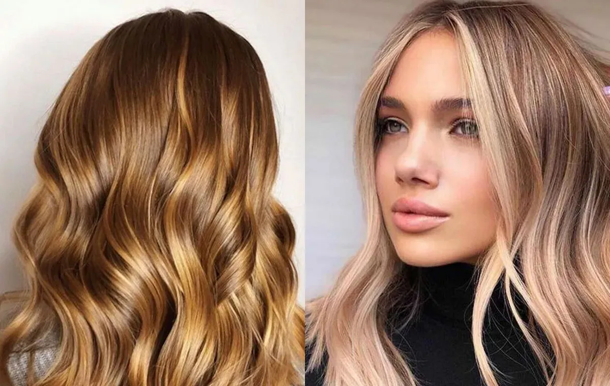 رنگ موی عسلی