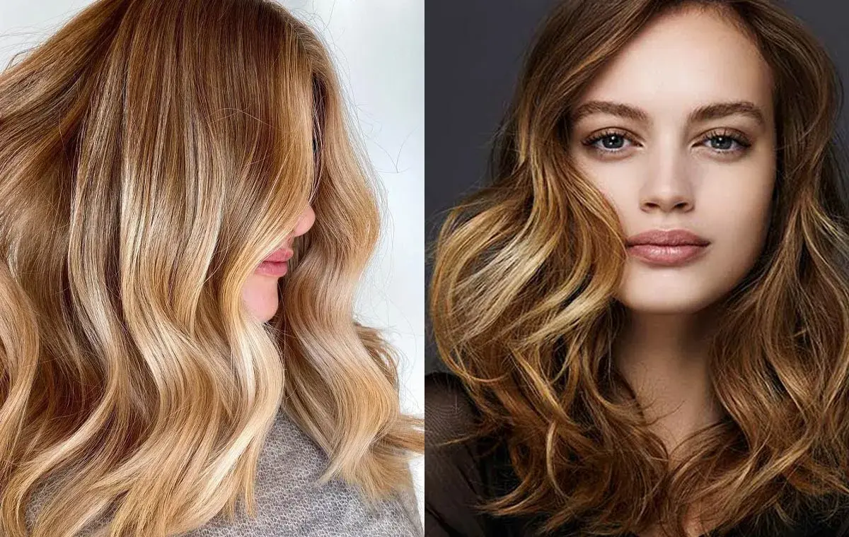 فرمول ترکیب رنگ موی عسلی