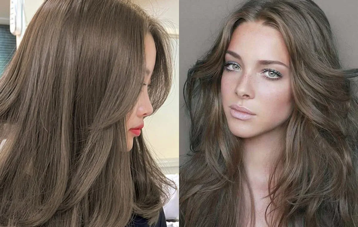 رنگ مو شکلاتی و زیتونی