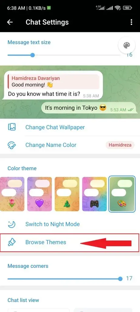 Telegram Theme