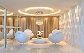 جدیدترین مدل کناف سقف پذیرایی ساده و شیک