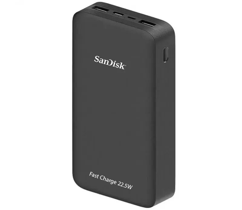 پاوربانک 22.5 وات سن دیسک مدل EXTREME ظرفیت 20000 میلی‌آمپرساعت - بهترین پاوربانک اقتصادی