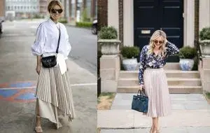 استایل با دامن پلیسه؛ ترکیب راحتی و شیک‌پوشی در تابستان