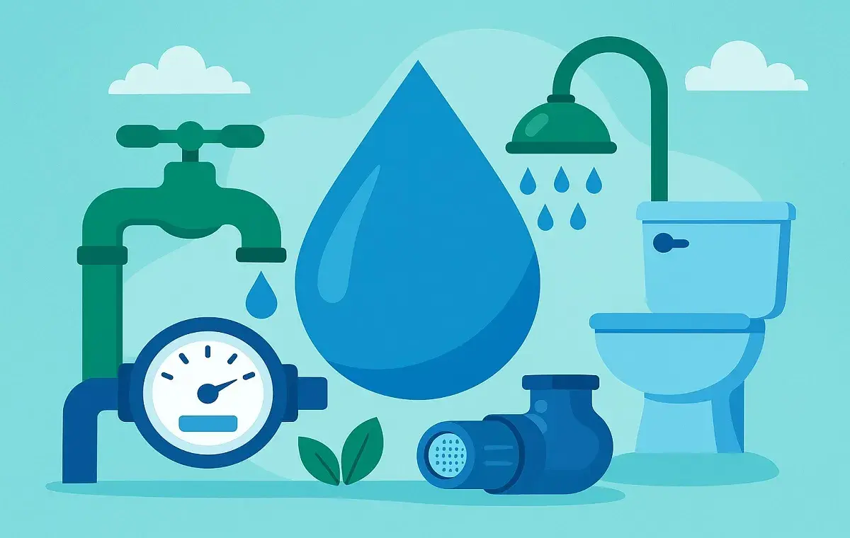 تجهیزات کاهنده مصرف آب