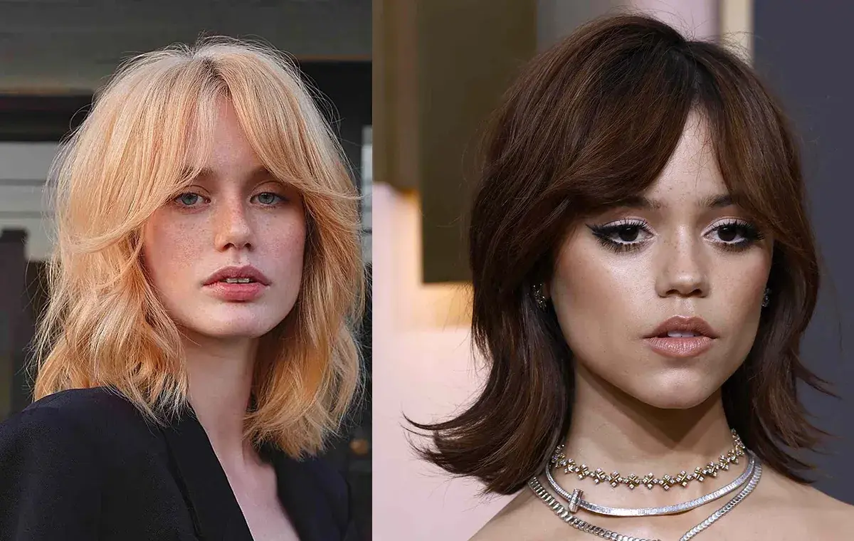 مدل مو باب با چتری پردهای