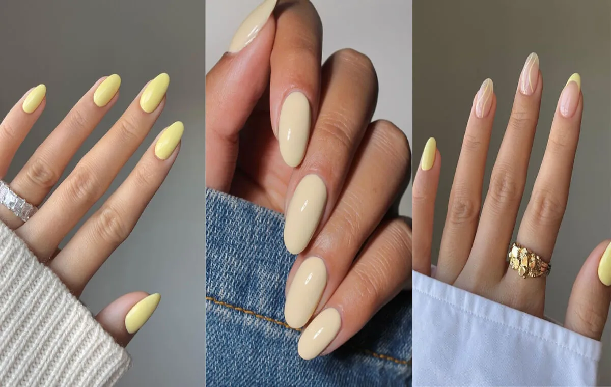 چدیدترین مدل ناخن زرد کره‌ای