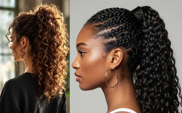 مدل مو کرلی دم اسبی