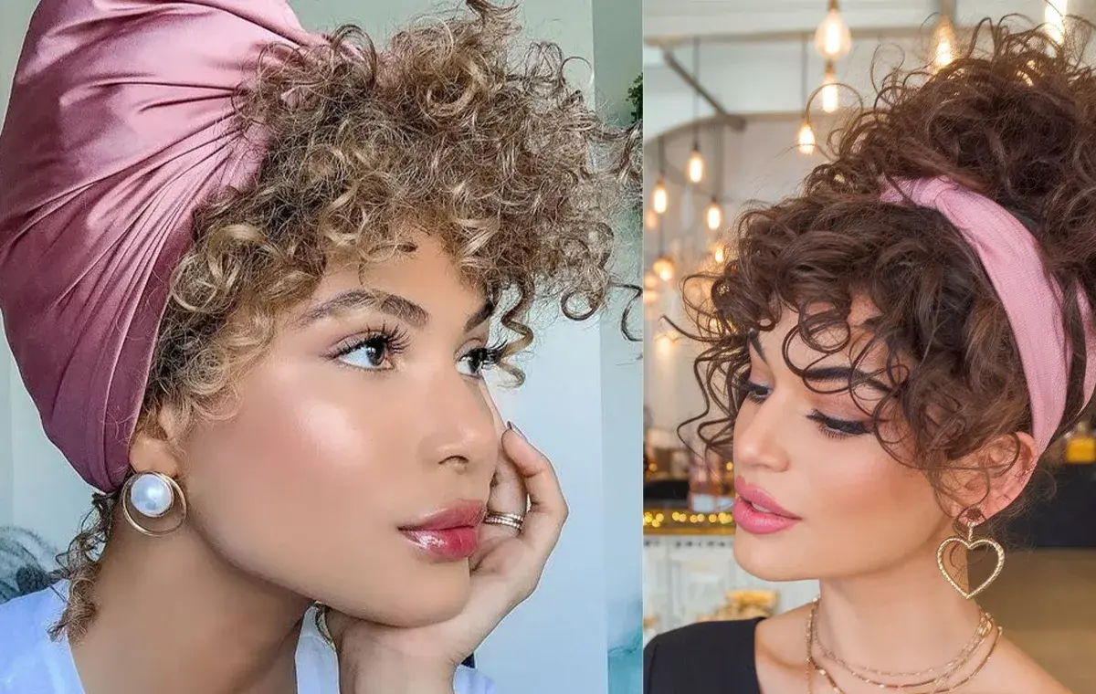 مدل موی کرلی جلوی مو