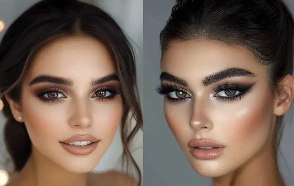 آرایش اسموکی عروس