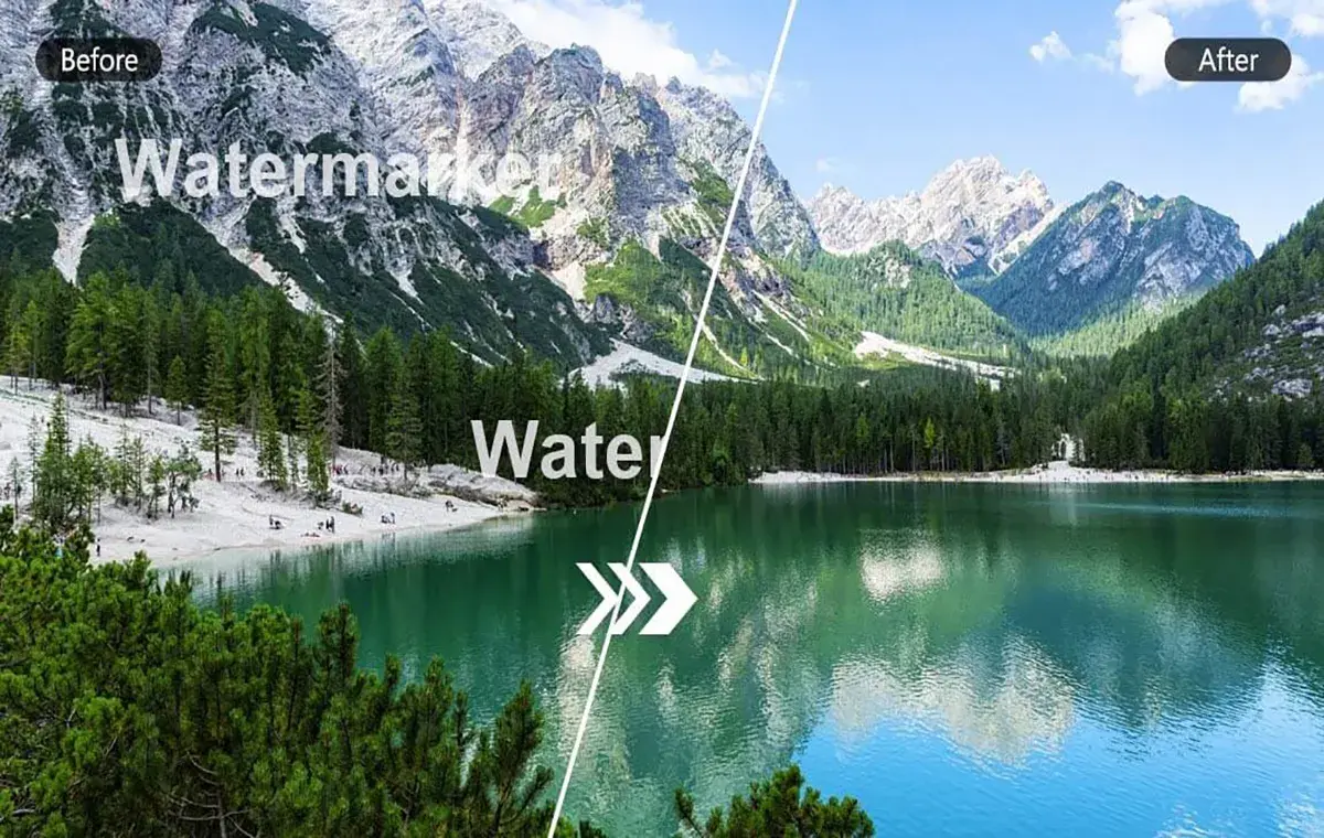 هوش مصنوعی حذف واترمارک