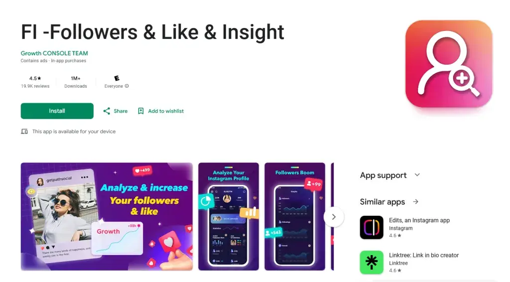 FI - Followers & Like & Insight