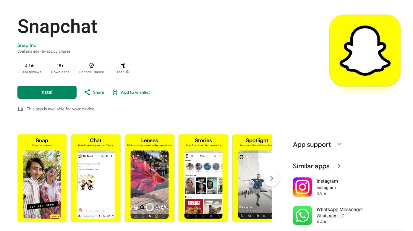 نصب و فعالسازی اسنپ‌چت