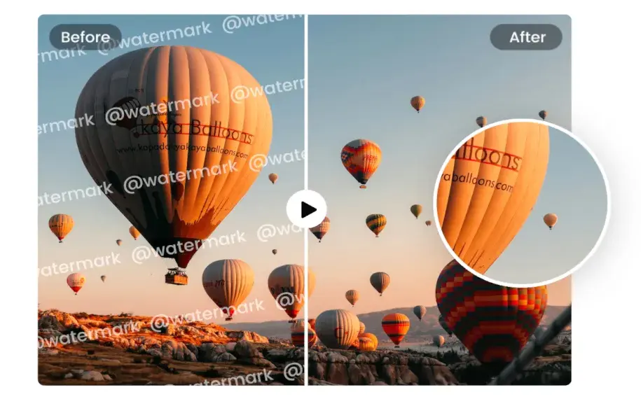 هوش مصنوعی حذف واترمارک