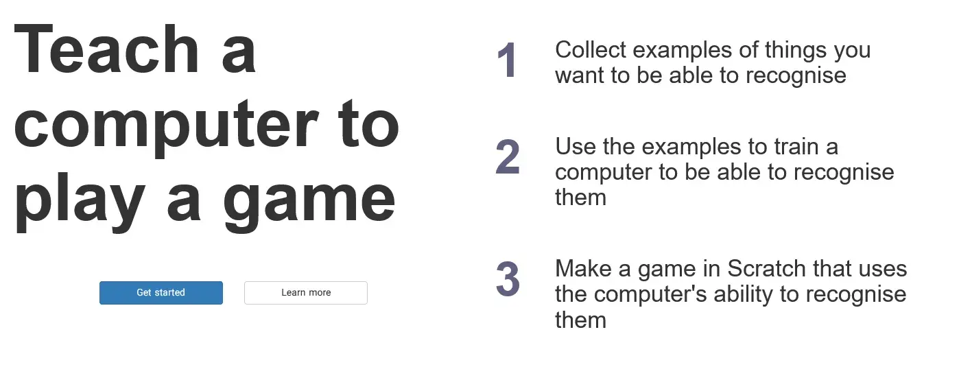 Machine Learning for Kids: مربی هوش مصنوعی شخصی شما (مناسب برای تمام سنین با راهنمایی)