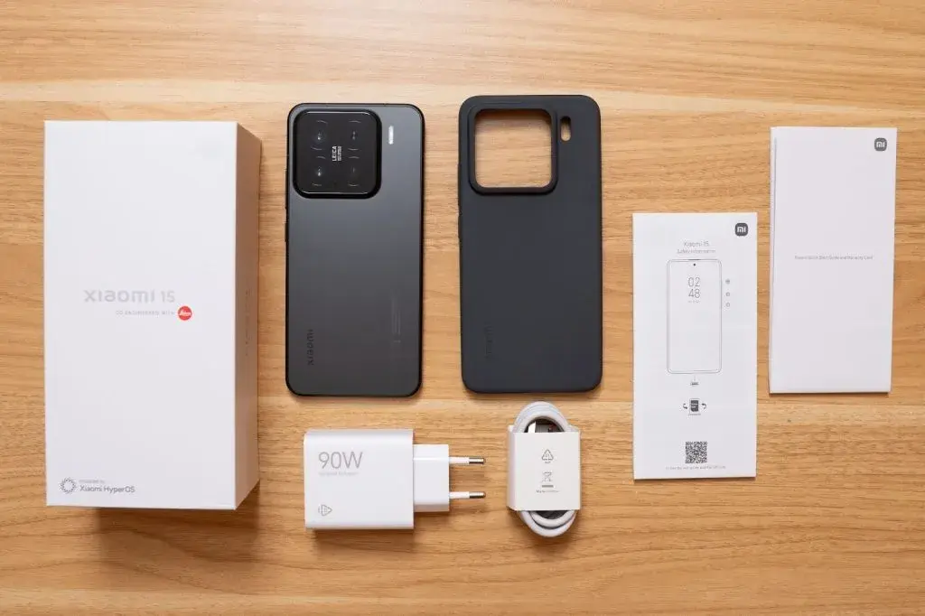 محتوای درون بسته‌بندی Xiaomi 15