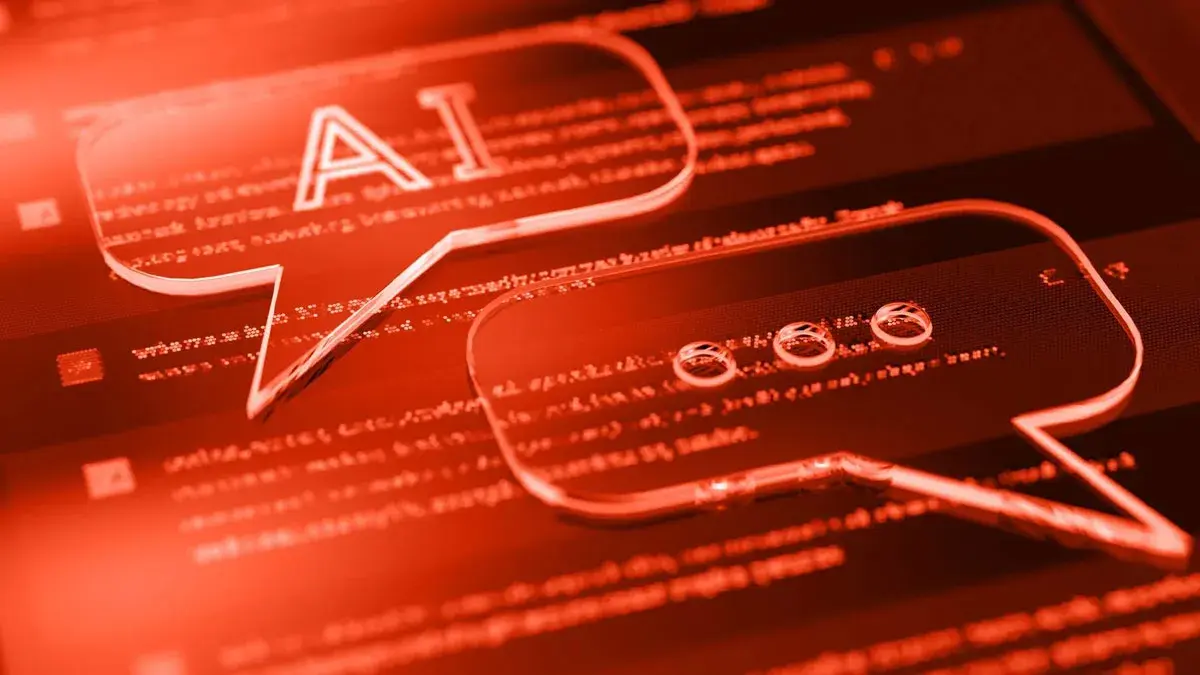 طرحر گرافیکی از هوش مصنوعی و گفتمان پیرامون آن