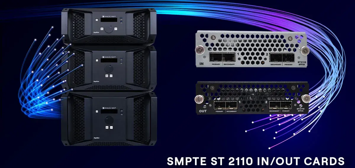 درگاههای ورودی و خروجی ST 2110