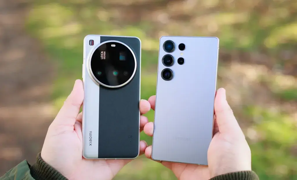 طراحی و کیفیت ساخت گلکسی S25 اولترا در مقایسه با شیائومی 15 اولترا