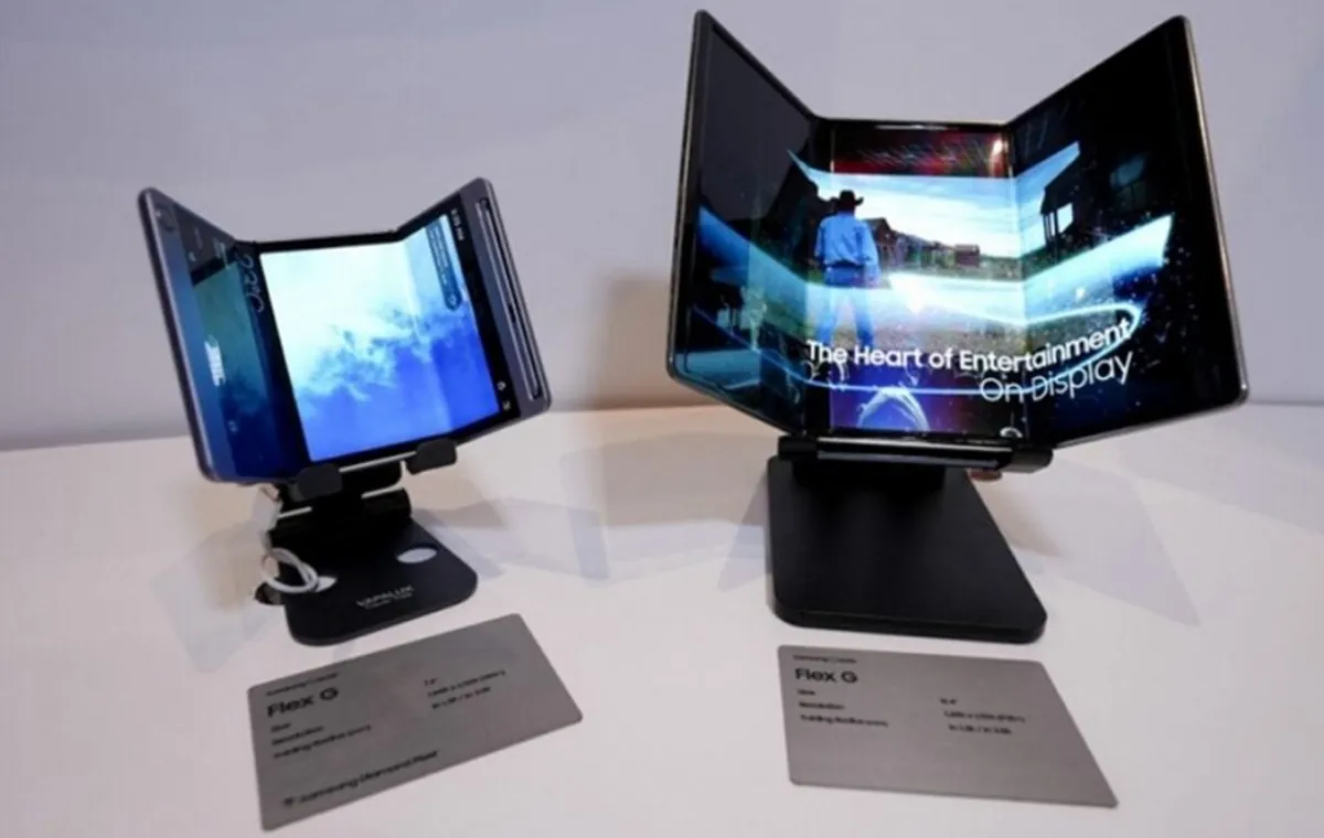 گوشی تاشو سه‌تکه سامسونگ