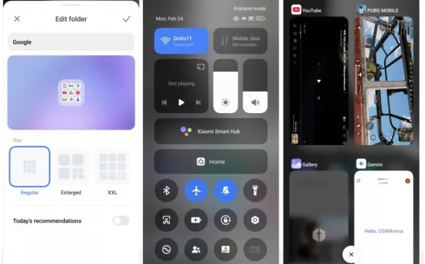 رابط کاربری HyperOS 2