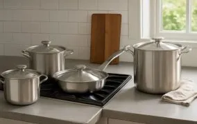 طرز استفاده از قابلمه استیل برای اولین بار