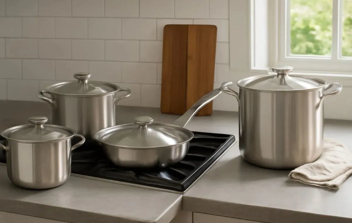 طرز استفاده از قابلمه استیل برای اولین بار