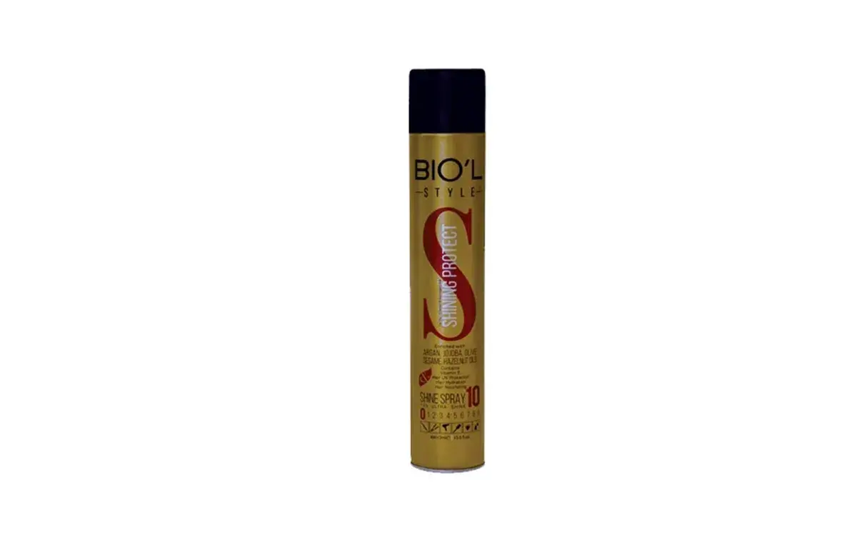 اسپری براق کننده مو بیول Biol Shine Spray جزو بهترین اسپری شاین مو ایرانی