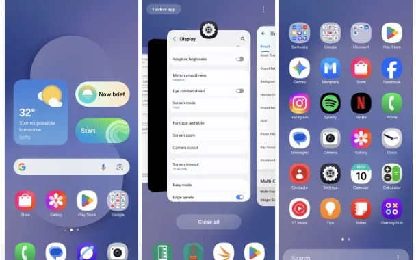 امکانات نرم‌افزاری گلکسی S25 FE