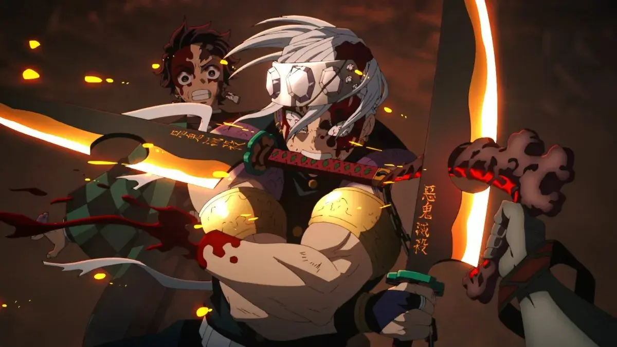 تنگن اوزویی در برابر گیوتارو از بهترین نبردهای انیمه «شیطان‌کش»