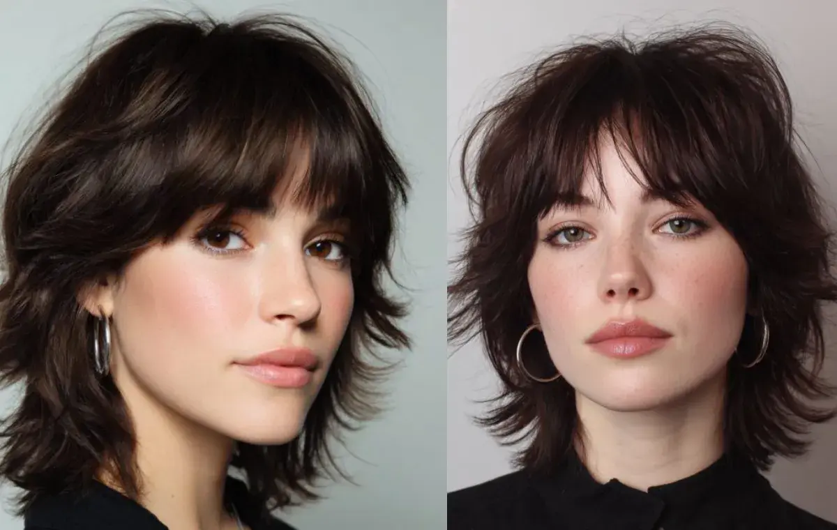 مدل جلوی مو ولف کات