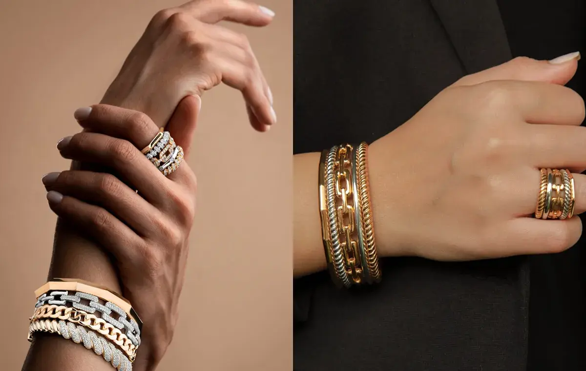 ست دستبند و انگشتر پورتوفینو