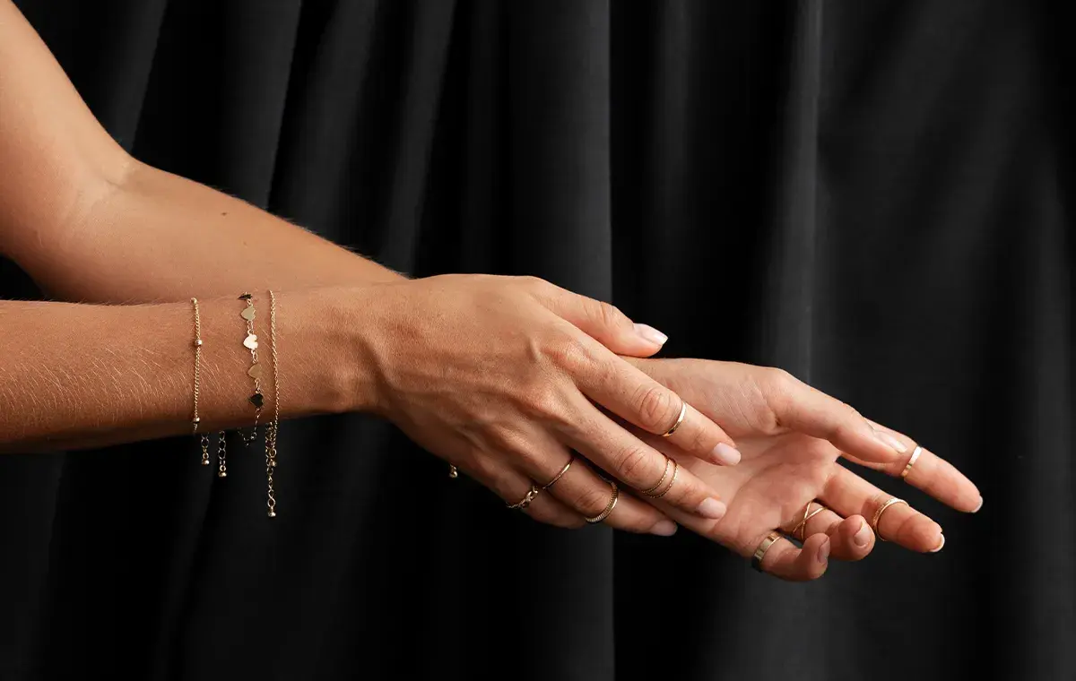 جدیدترین ست دستبند و انگشتر طلا