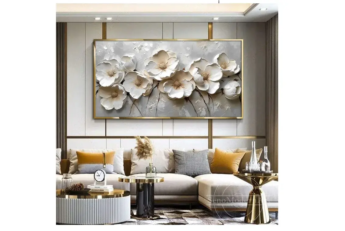 تابلو آتریسا طرح گل مدرن