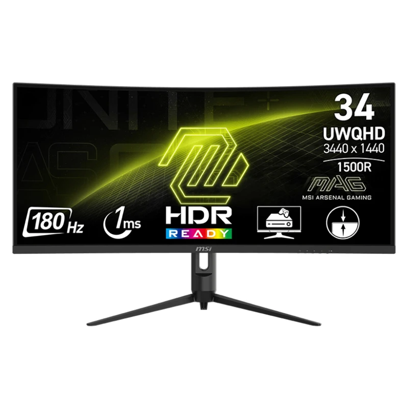 مانیتور خمیده ام اس آی مدل MAG 342CQR E2 سایز 34 اینچ