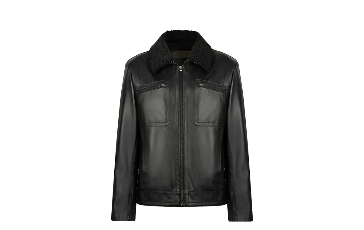 کت چرم مردانه چرم مشهد مدل K0628