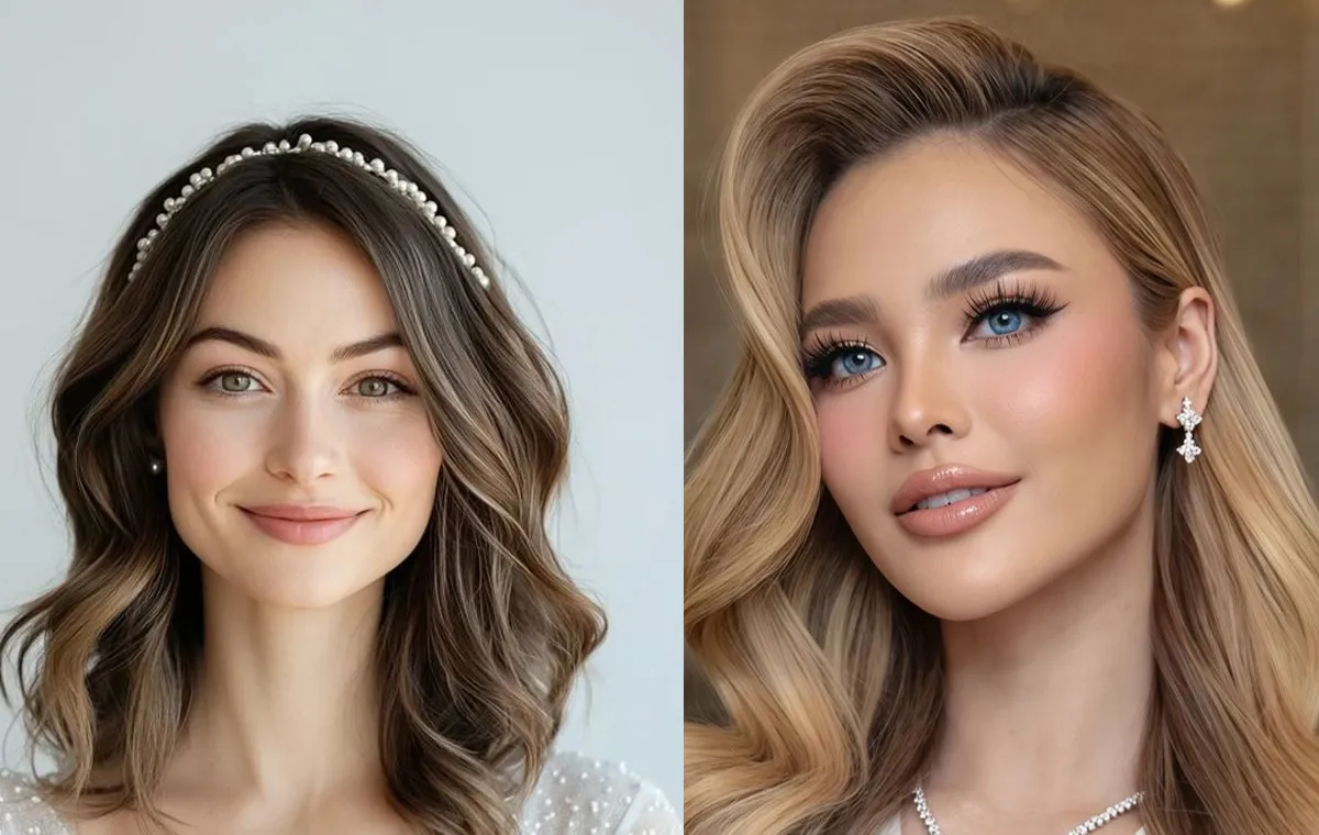 مدل مو عروس باز