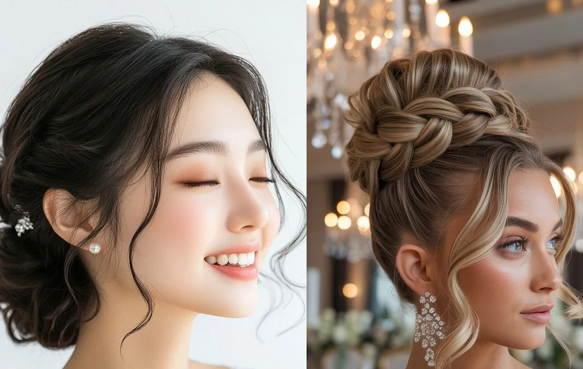 مدل مو عروس بسته