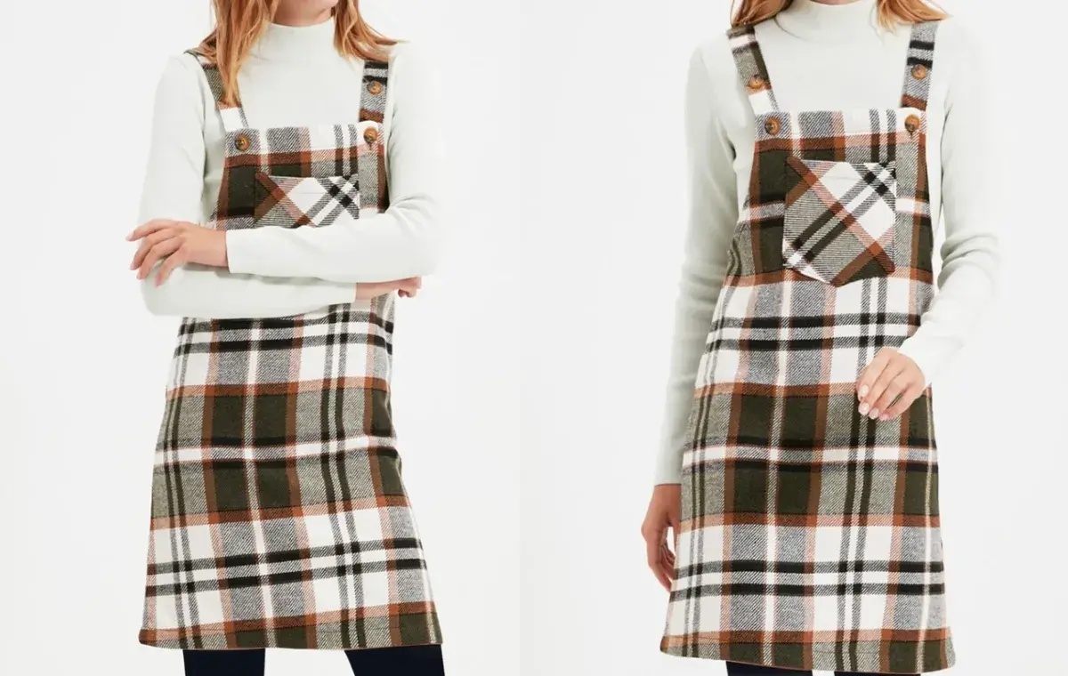 سارافون زنانه ترندیول مدل 46471503 جزو پر تخفیفترین لباسهای زنانه برندهای خارجی در بلکفرایدی 1404 دیجیکالا