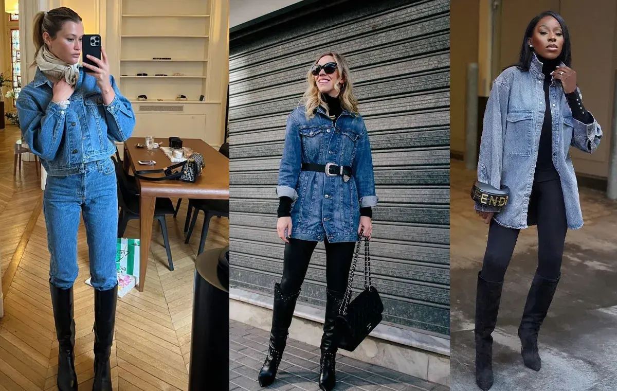 استایل روزمره با کت جین